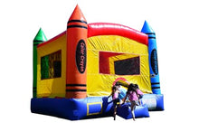 JumpOrange Crayon Inflatable Bounce House 13'x13' with Air Blower