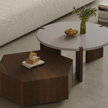 DINBOZ26X Living Room Table Modern Minimalist Round Side Table Set Small Coffee Table for Living Room, Space-Saving Design Outdoor Side Table