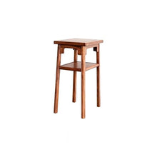 GKOKG Coffee Tables Chinese Style Wooden Corner Sofa Side Table Living Room Small Square Bedroom Bedside