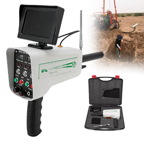 High Sensitivity Metal Detector 30M Depth 1000M Range Professional Underground Treasure Scanner with HD Display for Gold Silver Copper and Diamond Detection