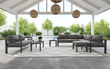 Homestyles Grayton Outdoor Aluminum Loveseat Grey