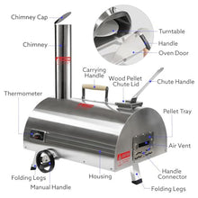 Tzou wh-vc2-PHO_12XI5AMJ Pizza Outdoor-Kitchen-ovens, One Size, Silver 12'' Semi-Automatic Semicircle