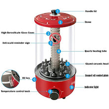 MNSRRN Electric Barbecue Grill Household Skewer Machine, Heightening Timing Electric Skewer Stove Automatic Rotation Smokeless Indoor Barbecue Electric Grill