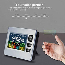 JDXQBLD Color Weather Station with Forecast, Temperature, Humidity, Intelli-Time Clock-Full Color