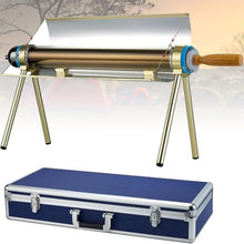 Portable Solar Oven Grill, Compact Parabolic Design for Easy Camping, Hiking, RV Cooking, High-Efficiency Solar Stove Kit