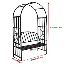 uhyOHF Garden Arch Rose Arbor Pergola Archway Trellis for Climbing Plant Indoor Outdoor Wedding Party Patio Lawn Backyard Decoration Weather Resistant Easy-to-Assemble,