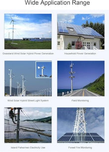 WEIMILOR 12000W 18000W 20000W 12V/24V /48V MPPT Wind Solar Hybrid Charge Controller Fits for Wind and Solar Power with LCD Display and Dump Load Accurate,20000W-48V