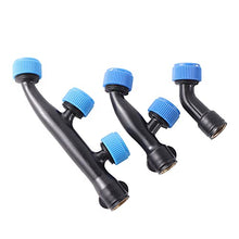 1/4” Female Thread Pesticide Sprayer Nozzle 1/2/3 Nozzle Head Optional Garden Agriculture Greenhouse Irrigation Misting Nozzles (Color : Without Thread, Size : Double) (With external thread Three)