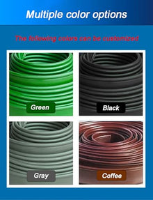 XIYYANUS Lawn/Garden Edging Borders, PE Strip for Edging Resistance Isolation 10-25 1000cm(25x1000cm)