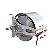 YEHOZZ Wall Mounted Garden Hose Reel, Metal Hose Reel,Hose Reel Garden Accessories, Adjustable Spray Nozzle Gun, Lawn & Garden Watering Equipment,Rack+25mHose