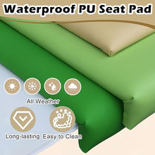 RENLXFI Black Coffee Shop Card Seat Cushion Large, Commercial Indoor Outdoor Bench Cushions for Patio Kitchen Garden, Waterproof Custom Sponge Pad(8 Pack,20x20in/50.8x50.8cm)
