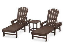 Polywood South Beach Chaise Set Mahogany