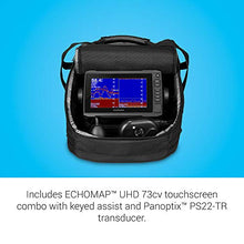Garmin Panoptix PS22 Ice Fishing Bundle with ECHOMAP UHD 73cv Combo and PS22-RT Transducer