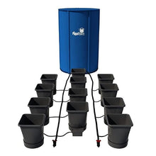 AutoPot 12Pot XL System with 6.6 Gal Plastic Pots and 60 Gal FlexiTank (*Includes AIRBASES and AIRDOMES) Self-Watering, Hydroponic System (12PotXL - 6.6 Gallon - 60 Gallon FlexiTank) Indoor, Black