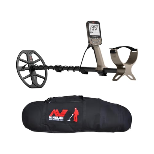 MINELAB X-Terra Elite Bundle, Waterproof, All Terrain Coin & Treasure Metal Detector for Adults, Multi-IQ Precision Targeting with Simultaneous Multi-Frequency Technology, Included Handheld Carry Bag