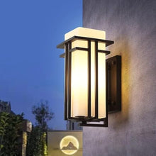 ZHOUYANB Outdoor zwart Aluminum Wall Sconce Waterproof Lamp Glass Lampshade Mount Porch Front Lighting Fixtures (Size 41 24) (one Color 41 24)