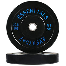 BalanceFrom Olympic Bumper Weight Plate Set Black