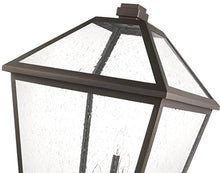 Z-Lite Talbot 4-Light Outdoor Post Fixture Oil Rubbed Bronze