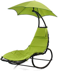 Outdoor Hammock Chair Lounge Swing, Curved Chaise Lounge Chair Swing Hanging Chair Hammock Chair Stand Hammock Chair Swing Hammock Chair with Stand Swinging Chair Chaise Lounge Chair Outdoor Lounge
