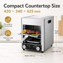 Electric Steak Grill Infrared – Instant Moisture Locking, Maillard Reaction