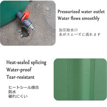 GPDJHRTI Rainwater Barrels, Suitable for Long-Term Water Storage, Anti-Aging Material(Black,750L)