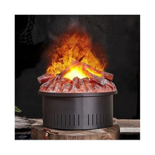 Atomized Fireplace Fireplace Decoration Simulated Flame Vintage-Style Built-in Round Fireplace Household