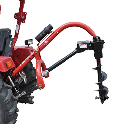 Sectpod Tool Tuff Pole-Star 400 3-Point Tractor Post Hole Digger for Compact Tractors