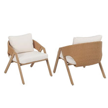 Seeheool Patio Chair with Cushions (Set of 4)