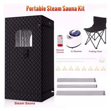 ZDGsrgWRG 1000/2000W 3/4L Portable Sauna Tent Steamer Folding Chair Set
