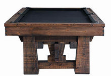 Playcraft Bull Run 8' Slate Pool Table Brown Black