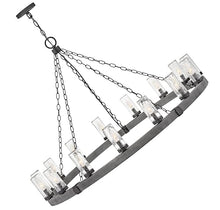 Hinkley Sawyer Collection 15-Light 4W LED Extra Large Outdoor Hanging Lantern Aged Zinc