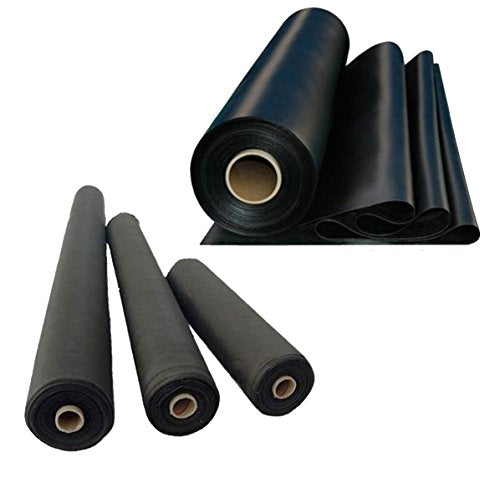LifeGuard Pond Liner 10 ft. x 100 ft. 45 Mil EPDM Rubber Underlayment Combo Black