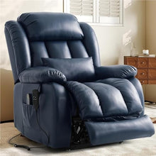 Extra Large Dual Motor Lift Recliner with Massage Heat and Lay Flat