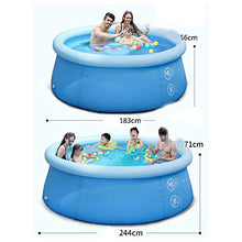 LSSOAZZVVN Outdoor Inflatable Swimming Pool Foldable Inflatable Swimming Pool Anti-Slippery Travel Basin Pool Inflatable Pool for Adults Dog Pet Bath Swim Center for Kids for Home Backyard Gard