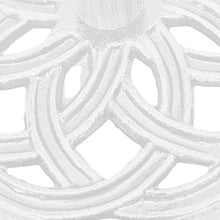 JHNKOJ Home & Garden,Umbrella Base White 44X44X31 Cm Cast Iron