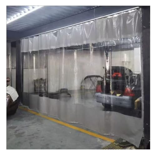 Rygcrud Outdoor Custom Clear Tarp Curtain for Garage Divider