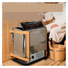 POGHDBXA Sauna Accessories, Sauna Heater, Stove for Room, Small Stainless Steel for Home, Heating Equipment, Dry, Constant Temperature Wall Boiler for, Hotel, SPA(3kw)
