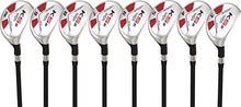 Majek Senior Mens Golf All Hybrid Complete Set Black