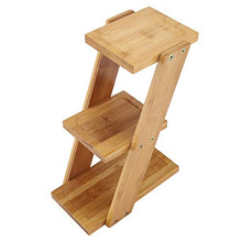 SIDUFHAOPKLL Wooden Plant Flower Floor Stand Shelves Rack Display Shelf Storage Outdoor Holder Garden