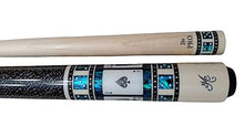 Meucci MECAS03-B Paua Casino Series Pool Cue White/Blue