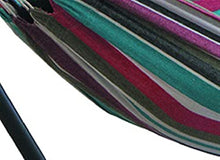 Swing Two-Person Hammock, Camping Thickened Swing Chair, Outdoor Hanging Bed, Canvas Rocking Chair, 200 * 150cm Swing seat (Color : B) (B)