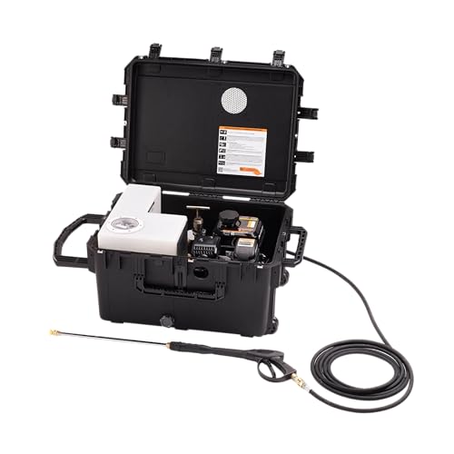 World's Best EcoBlaster Self-Contained Cold Water Pressure Washing System, Gas Powered, 2700 PSI, 20 ft Hose