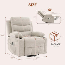 Garvee Oversized Power Lift Recliner Chair for Big and Tall with Wide Seat