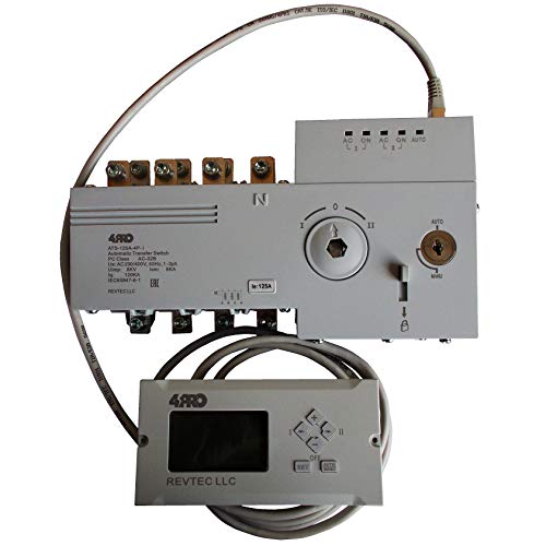 4PRO ATS-125A-4P-iRC Automatic Transfer Switch, 125A, 230/400V, 50Hz, 60Hz