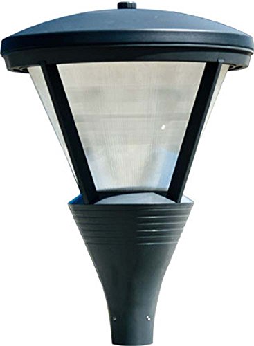 Dabmar Lighting Large Post Top Cone Shape Fixture 250W MH Black Finish 34.5