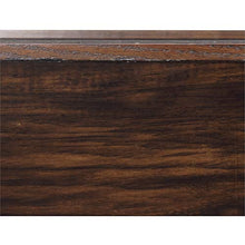 BOWERY HILL Shuffleboard Table Brown Blue Red