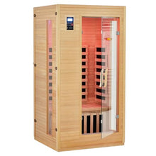 PioneerWorks 1 Person Infrared Sauna Wood Color
