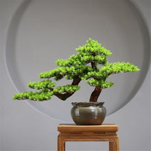 YXIANG56Q Fake Plants Simulation Bonsai Fake Green Plants Potted Plants Office Study Decorative Ornaments Hotel High-Grade Furnishings Bonsai Tree