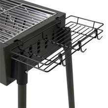 Detachable Outdoor Barbecue Rack Home Skewers Barbecue Smokeless Charcoal Grill with Storage Basket (D 77 * 30 * 70cm)