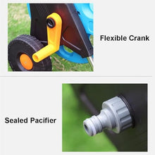 LXXW Hose Reel Cart Portable Hose Reel, Metal Garden Hose Reel Trolley for Garden, Lawn, Sidewalk, Ranch For Garden Hoses(With 45m Hose)